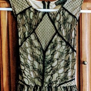 FOREVER21 Black Lace Cocktail Dress